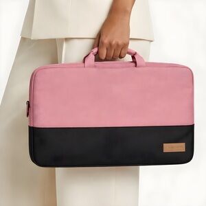 Bagasin Pink and Black Laptop Bag